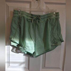Society Mint Green Athletic Shorts